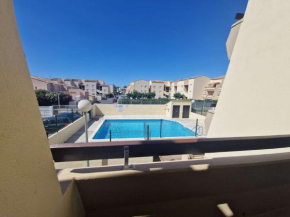 Appartement cosy 2 pièces avec cabine, terrasse et piscine, près de la plage à Marseillan - FR-1-326-674